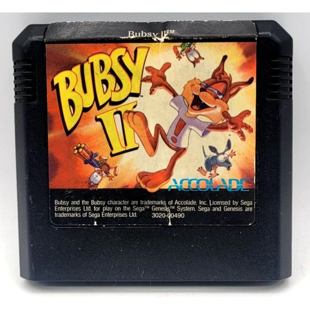 Bubsy II (Sega Genesis, 1994)‎ CARTRIDGE ONLY